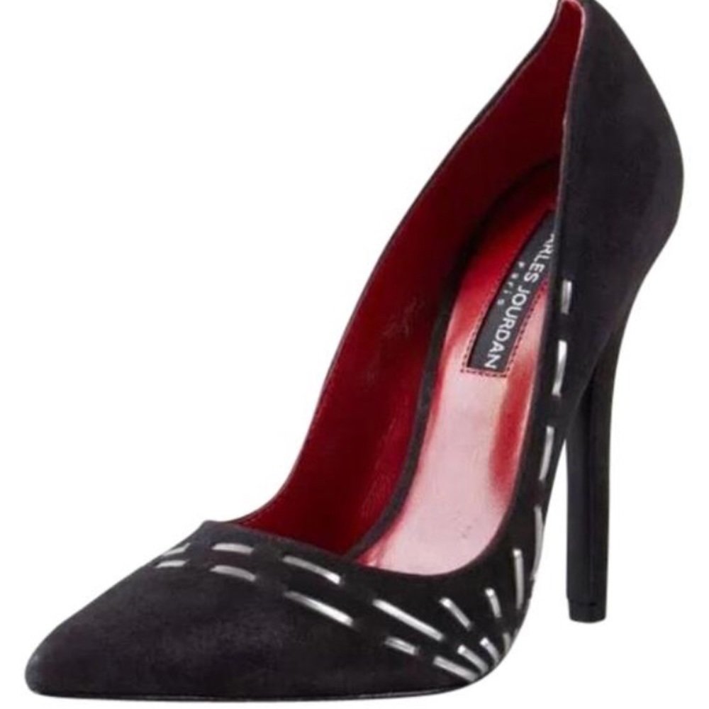 Charles Jourdan Britney Suede Stiletto PUMPS